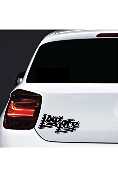 Amo-Stickers Стикер за кола Low Life 30см Зелен