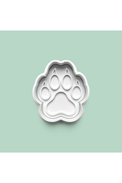 AKTASTORE Wolf Paw Cookie Mold and Sugar Dough Mold 0953-3