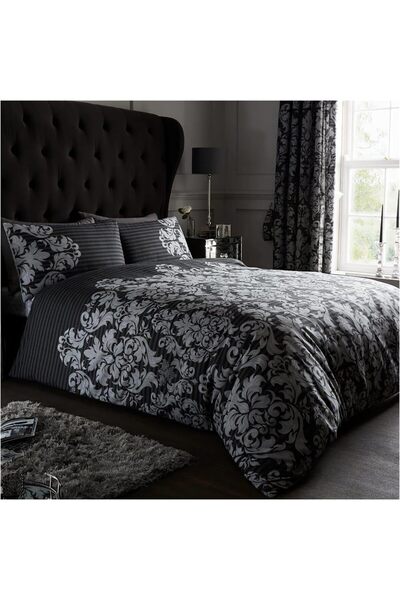 GC GAVENO CAVAILIA Damask Bedding Double Bed Set - Flower Duvet Cover - Comfo...