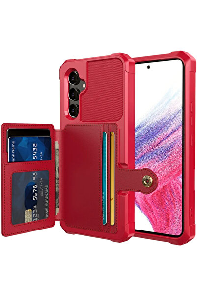 HappyCase 3 σε 1 - Θήκη Σιλικόνης με Ενσωματωμένο PU Πορτοφόλι - Samsung Gala...