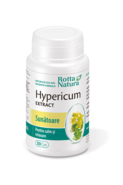 Rotta Natura Extract de Hypericum (Sunatoare) 30 capsule