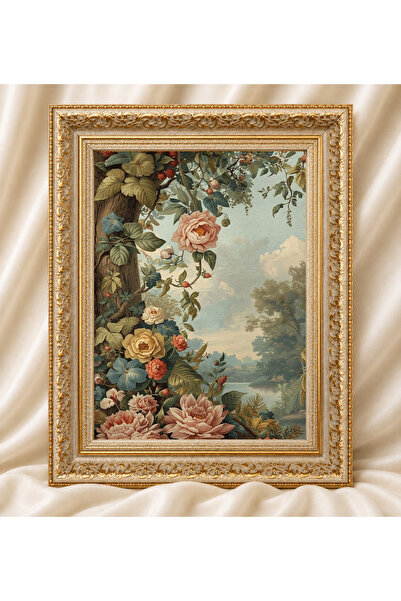 TekTablo Vintage Framed Painting, Classic Antique Framed Painting Models