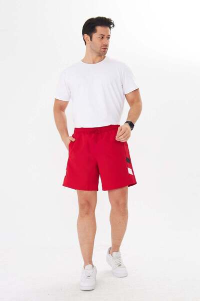 Enrico Ferry Men's Micro Swim Shorts Red-3286
