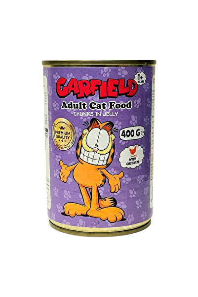 GARFIELD |   طعام رطب للقطط البالغة بنكهة الدجاج 400 جرام |   تغذية متوازنة ك...