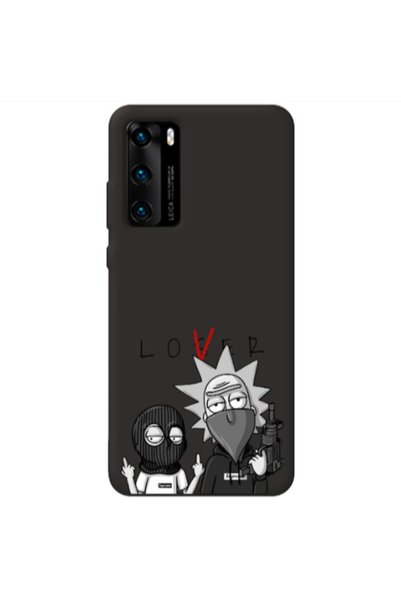 Other Huawei P40 Rick Loser Black Colored Silicone TPU Θήκη