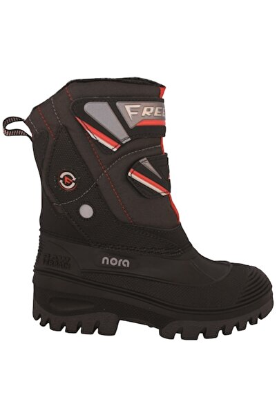 Nora Frodo Snow Boots, Black/Red, 29