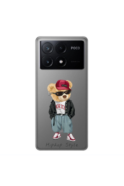 Other Xiaomi Poco X6Pro 5G Hip hop style Transparent Silicone TPU Θήκη