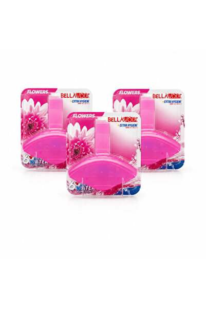 BELLAVOIX Set 3 x Odorizant WC Flowers, Parfum Floral, Prospețime de Lungă Du...