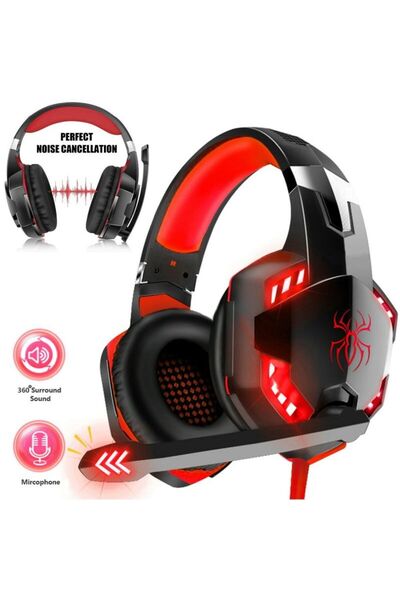 Generic Wired Gaming Headset with 40mm Stereo Drivers Noise Cancelling Microp...