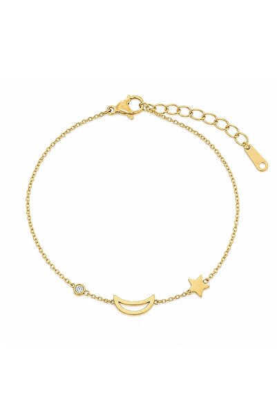 Bijuteria SORELLY Brățară cu constelații placată cu aur de 14k