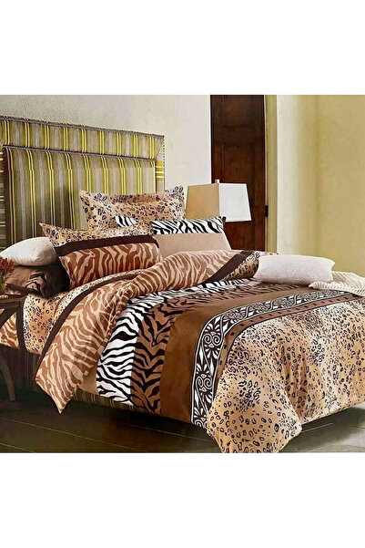 Woman's Fashion Σετ σεντονιών διπλού κρεβατιού 220 x 240 εκ. Καφέ (4 τεμάχια)