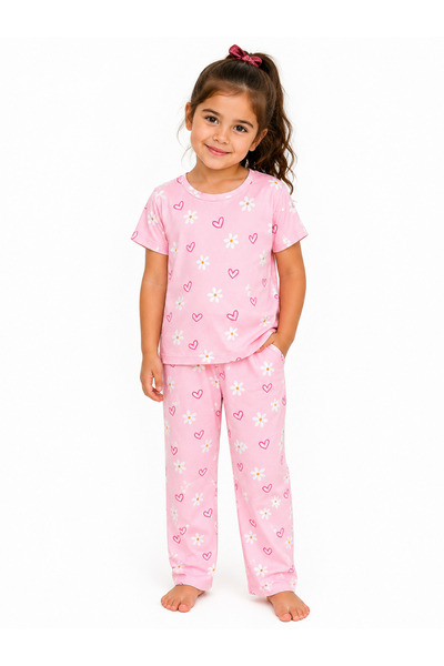 EKRKİDS Kız Çocuk Pijama Takımı