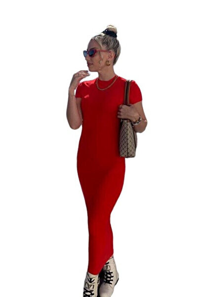 Woman's Fashion Καλοκαιρινό μάξι βραδινό φόρεμα κόκκινο