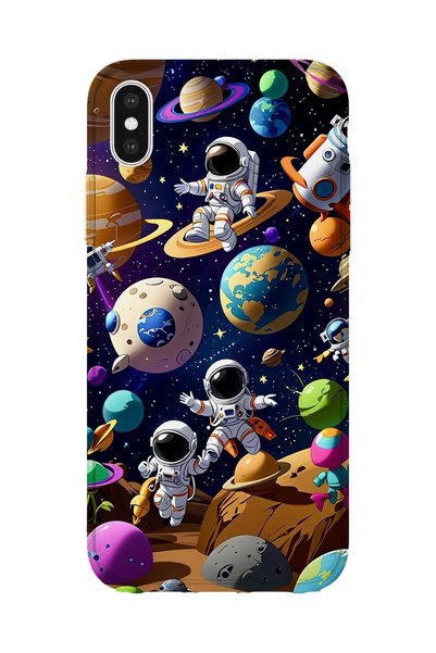 lelia حافظة هاتف شفافة مطبوعة متوافقة مع iPhone X/XS |   مجموعة كوزميك وِسبر ...