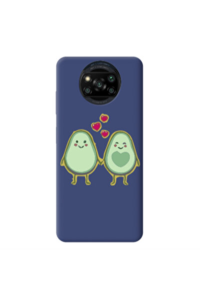 Other Xiaomi Poco X3 /X3 Pro Avocados Dark blue Colored Silicone TPU Θήκη