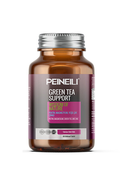 PEINEILI Green Tea Support 1000 mg 60 Tablet Pektin, Magnezyum, Yeşil Çay ve ...