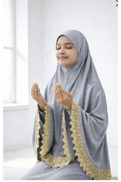 KanatGo Girl's Prayer Set – 2-Piece Worship Set with Headscarf
