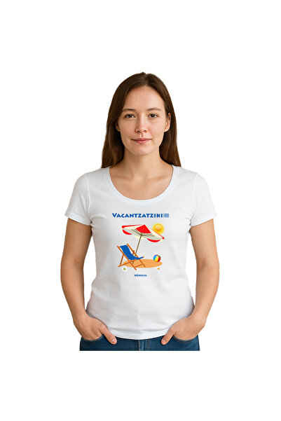 OEM Tricou dama Vacantzatziki , 100%bumbac