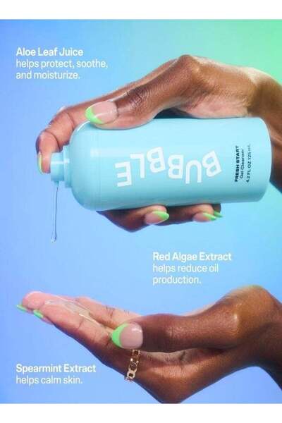Bubble Fresh Start – Gel Cleanser, 125 mL | Refreshing Hydrating Gel Face Cleanser, Gentle Deep-Cleansing Formula, Smooth & Balanced Skin