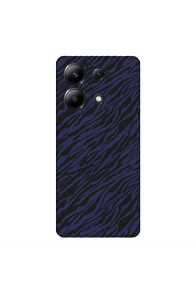 Other Xiaomi Redmi Note 13 4G Black zebra Dark blue Colored Silicone TPU Θήκη