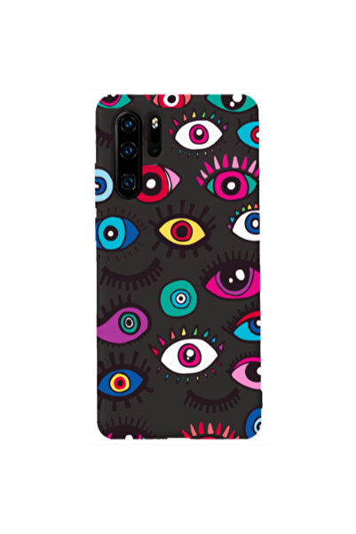 Other Huawei P30 Pro Multiple eyes Black Colored Silicone TPU Θήκη