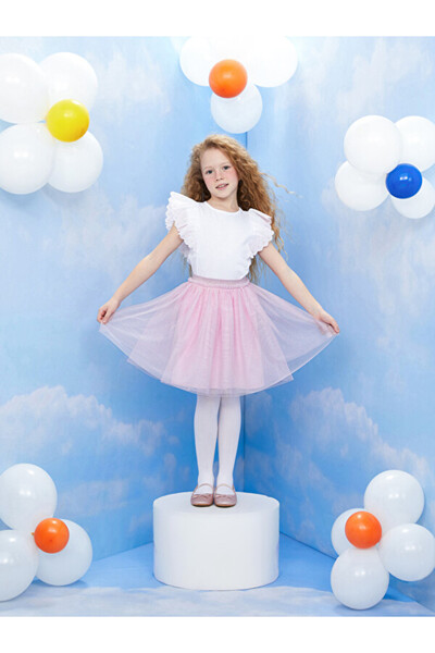 LC Waikiki Esvab • Modern & Distinctive Girl's Skirt with Waist Drawstring Tulle