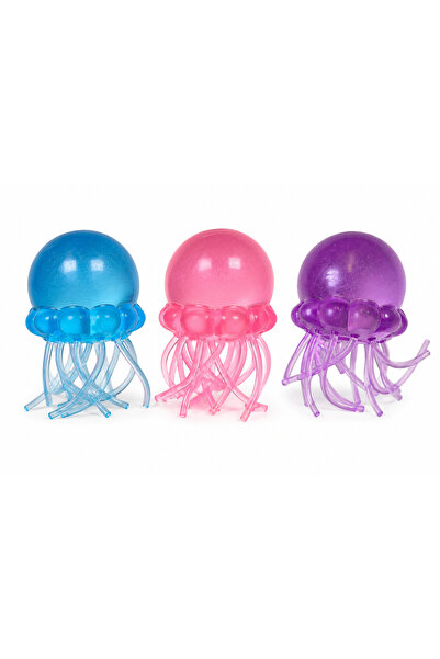 OEM Σετ 3 Αντιστρές Παιχνιδιών Μέδουσες Squishy (Μαλακές και Ελαστικές), Αισθ...