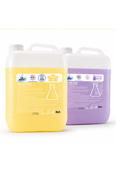Mister Detergent Detergent Pachet 1x Parfum de tei + 1x Prospețime de Lavandă