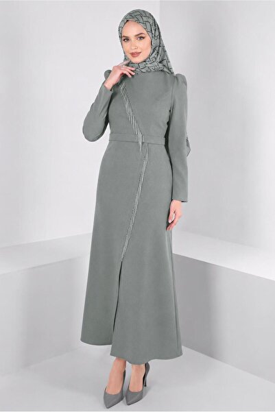 Alvina TASSEL DETAIL CREPE DRESS 43588
