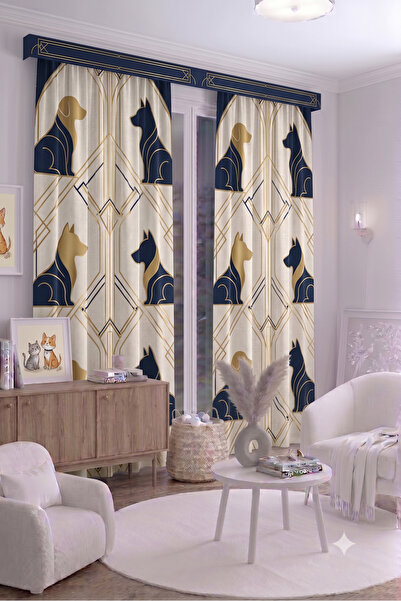 EFSANE PET Baby Kids Room Background Curtain 140X260 cm 2 Wings Cute Patterne...