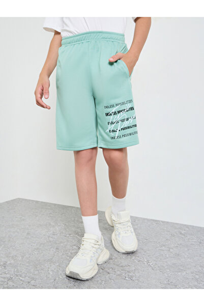 Styli Teen Boys Placement Print Shorts