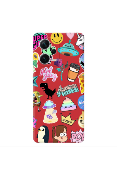 Other Xiaomi Poco X5 Cartoon queen Red Colored Silicone TPU Θήκη
