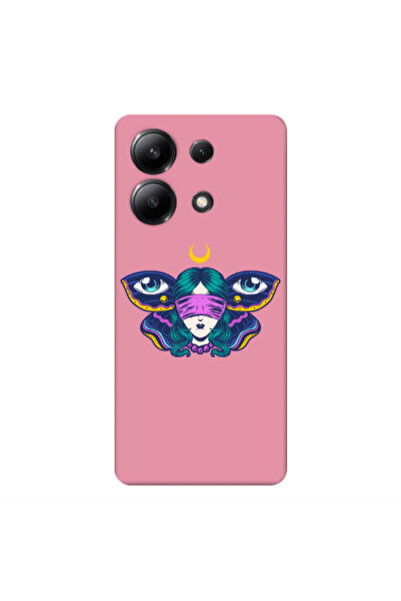 Other Xiaomi Redmi Note 13 4G Eye in my ear Pink Colored Silicone TPU Θήκη