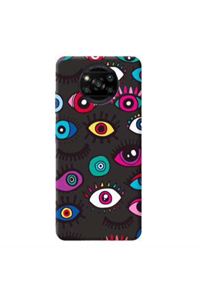 Other Xiaomi Poco X3 /X3 Pro Multiple eyes Black Colored Silicone TPU Θήκη