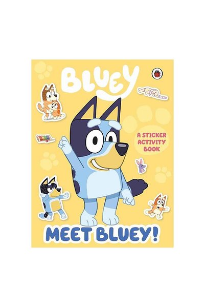 Ladybird Book Bluey: Faceți cunoștință cu Bluey! Carte de activități cu autoc...