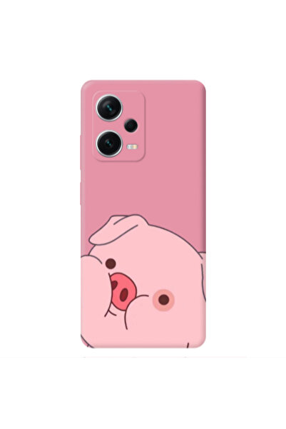 Other Xiaomi Poco X5 Piggy 2 Pink Colored Silicone TPU Θήκη