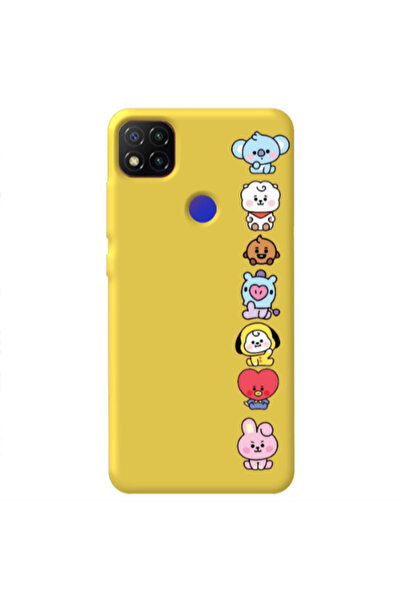 Other Xiaomi Redmi 9c Lovely animals Yellow Colored Silicone TPU Θήκη