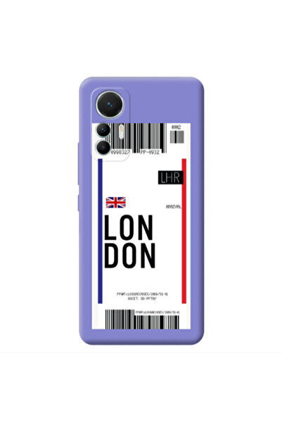 Other Xiaomi Mi 12 Lite London Arrival Purple Colored Silicone TPU Θήκη