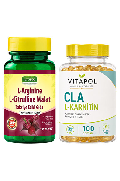 Vitapol Spor Antrenman Paketi 2'li Arginine,Citrülline,Cla,L-karnitin