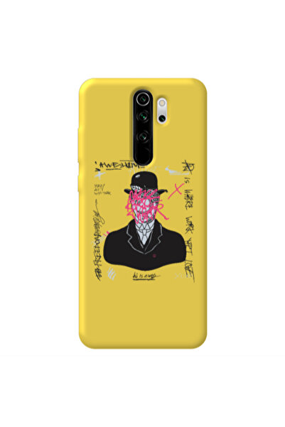 Other Xiaomi Redmi Note 8 Pro Awes Yellow Colored Silicone TPU Θήκη