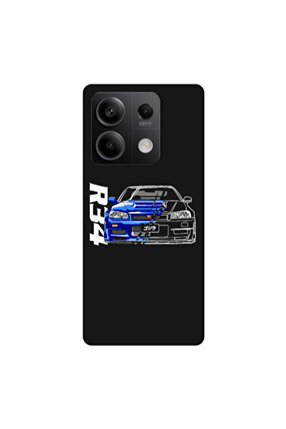 Other Xiaomi Redmi Note 13 5G Blue R34 Black Colored Silicone TPU Θήκη