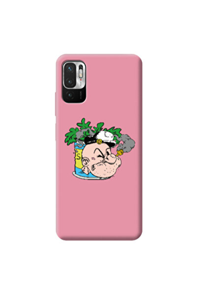 Other Xiaomi Redmi Note 10 Pro 5G Popeye Pink Colored Silicone TPU Θήκη
