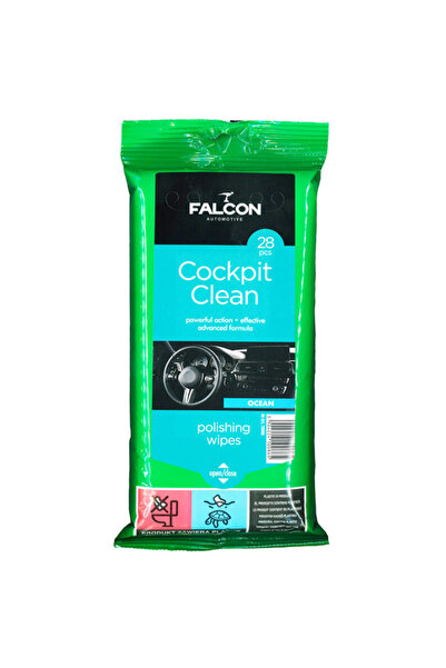 OEM Υγρά Μαντηλάκια Ταμπλό Ocean Falcon 28 Τεμάχια