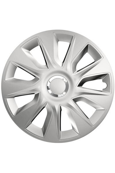 OEM Τάσια Αυτοκινήτου Stratos Ασημί Με Δαχτυλίδια Χρωμίου 118029 Rc Cbx 15''