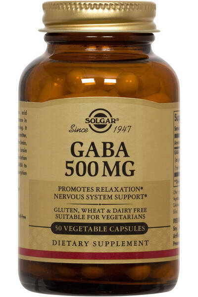 Solgar Gaba 500mg 50cps