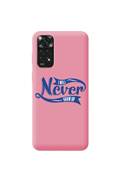 Other Xiaomi Redmi Note 11 4G I Will Never Grow Up Pink Colored Silicone TPU ...