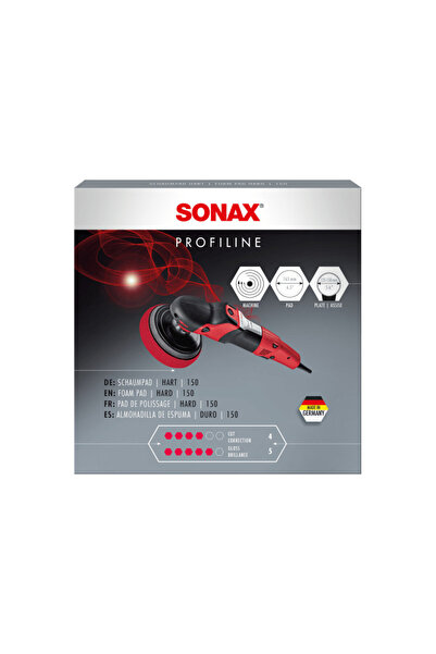 Sonax PROFILINE Σφουγγάρι Γυαλίσματος Σκληρό Κόκκινο 165mm