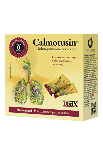 Dacia Plant Calmotusin cu Stevie Dbtix Drops 20 dropsuri