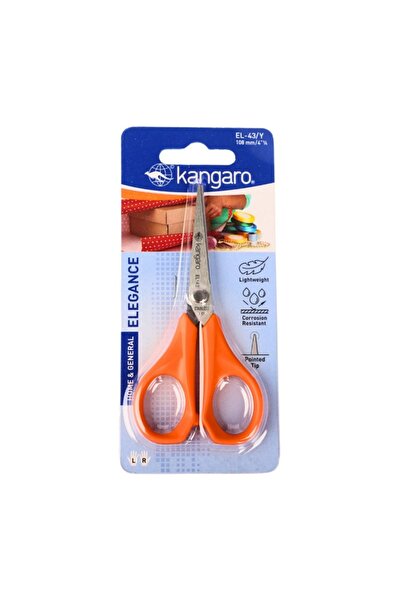 MC Micostore Elegance EL-43/Y scissors, 10.8cm, stainless steel blade, blister