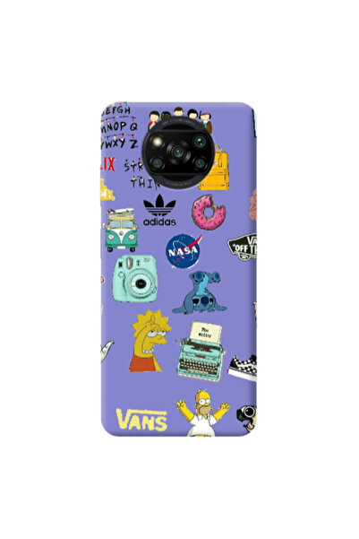Other Xiaomi Poco X3 /X3 Pro Mixed up 3 Purple Colored Silicone TPU Θήκη